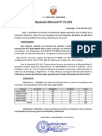 RD #01 Aprobación de Nóminas Secundaria 2021