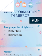 Image Formation Reflection of Light in Mirrors