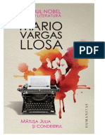 Mario Vargas Llosa - Matusa Julia Si Condeierul PDF