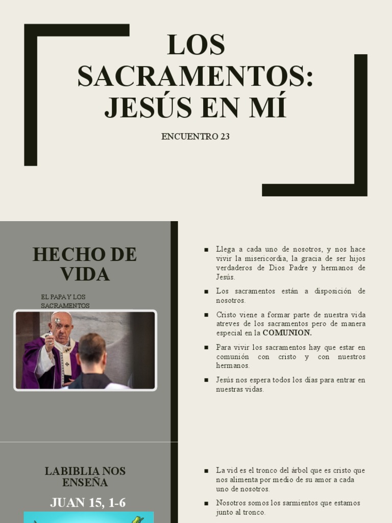 Encuentro 23 | PDF | Cristo (título) | Creencia y doctrina cristiana