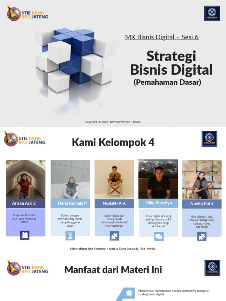 Strategi Bisnis Digital untuk Mahasiswa | PDF