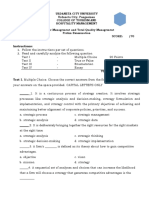 Strategic Management-Prelim-Exam