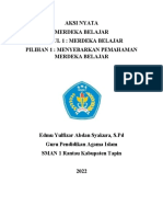 AKSI NYATA 1 Topik Merdeka Belajar