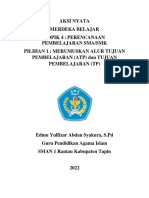 AKSI NYATA 4 Topik Perencanaan Pembelajaran