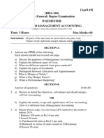Hba104 - Cost and Management Accounting PDF
