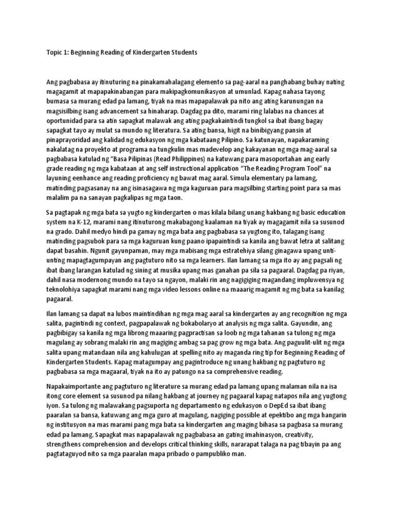 Topic 1 | PDF