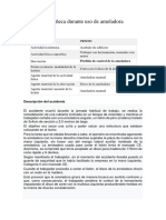 Corte en La Muñeca Durante Uso de Amoladora PDF