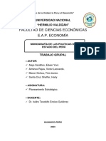 Monografia de Las Politicas Del Estado Del Perú y Los Objetivos de Desarrollo Sostenible PDF
