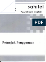 Sahitel PABX PB308 Manual