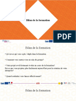 Module Bilan de La Formation VF 27082020