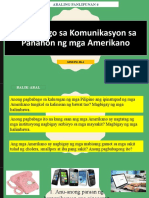 AP6 Q2 WEEK 4 Pagbabago Sa Komunikasyon Sa Panahon NG Mga Amerikano