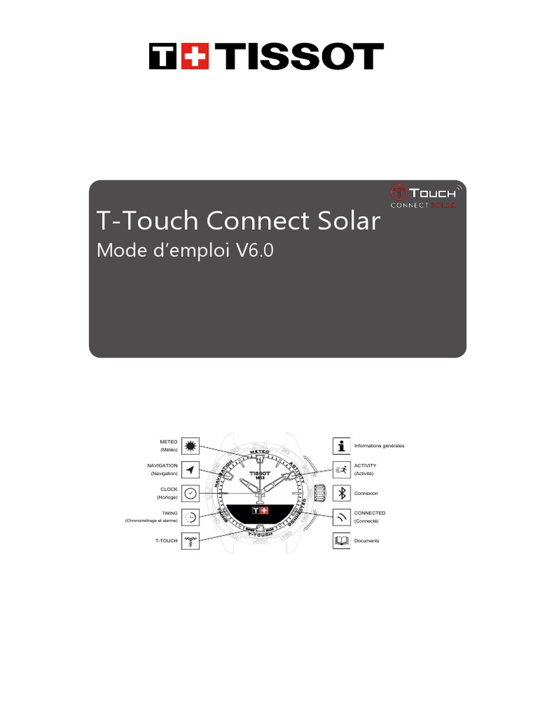 T-Touch Connect Solar PDF | PDF | Pression atmosphérique | Système de ...