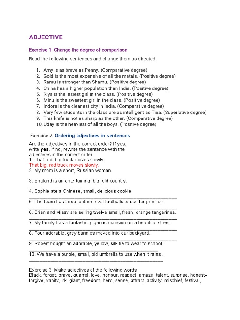 ADJECTIVES DEFINITION AND EXAMPLES PDF visual data 7
