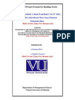 Masters Students - Final - Project - Format - For - Banking Sector PDF