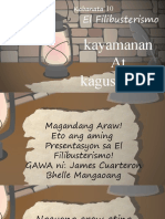 El Filibusterismo Kabanata 10 by James Cuarteron and Bhelle Mangaoang PDF