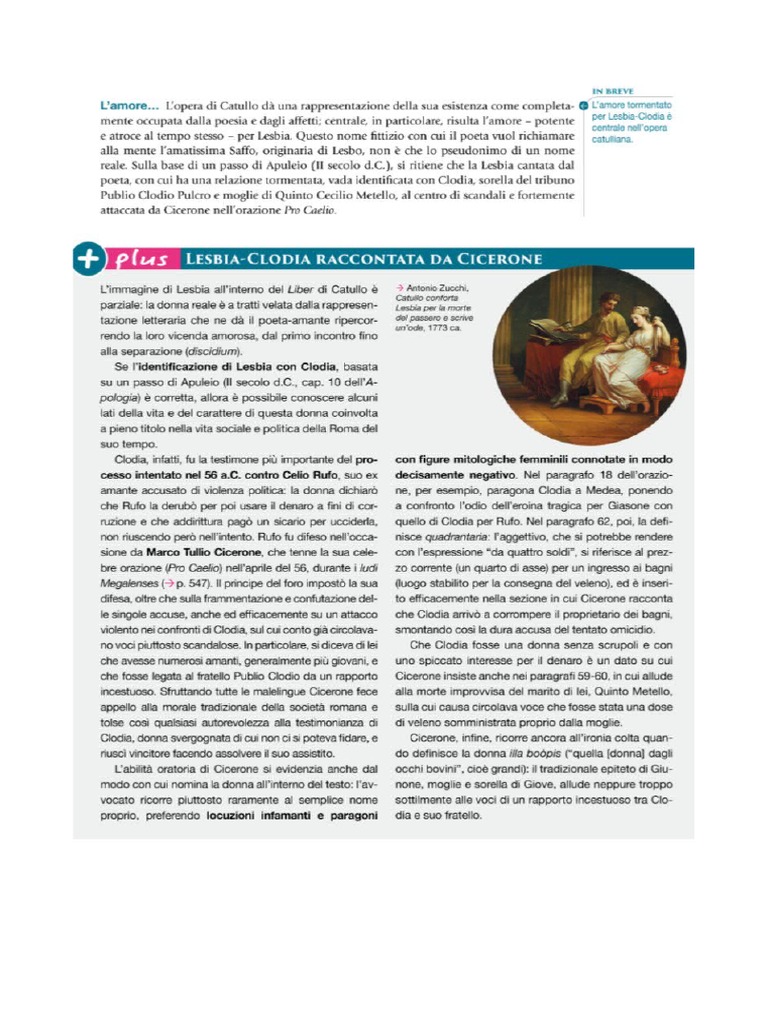 Compito Latino Catullo | PDF