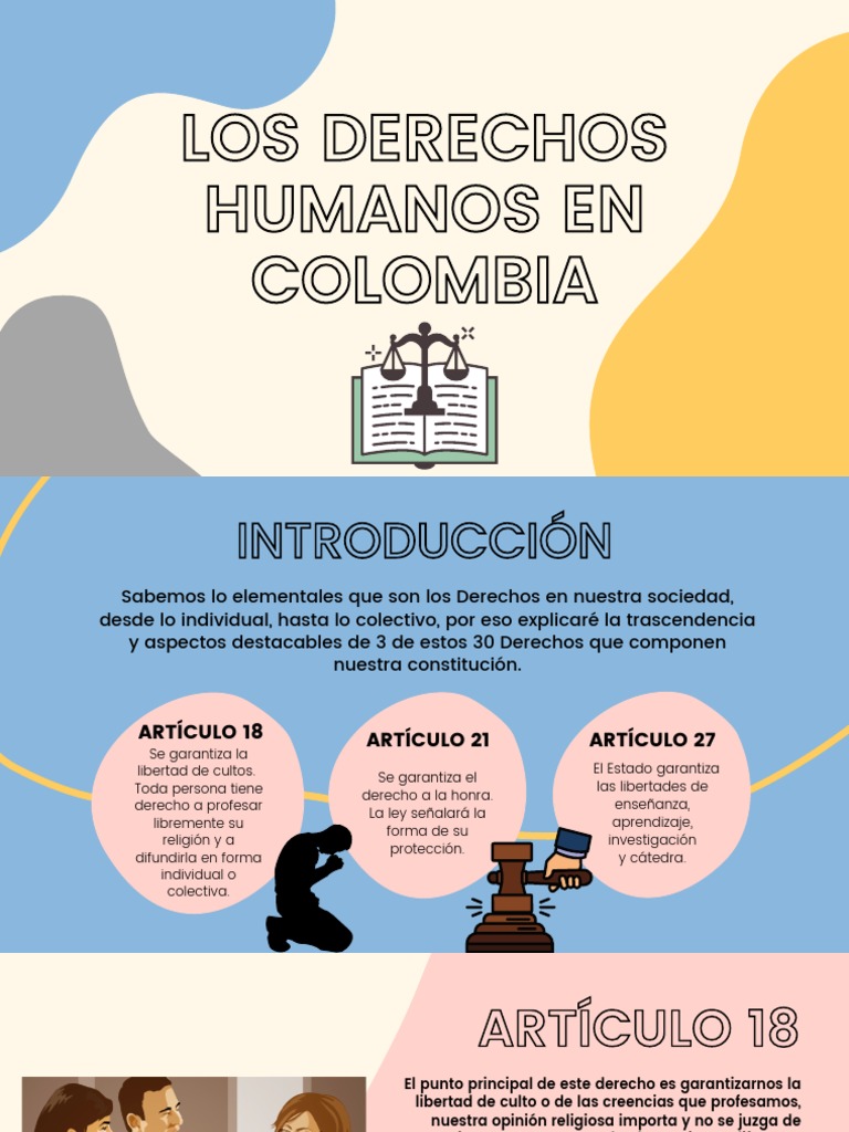 Los Derechos Humanos en Colombia PDF | PDF | Ciencias sociales
