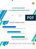 Tactical Decision Making PDF