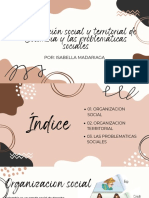 Organización Social y Territorial de Colombia y Las Problemáticas Sociales