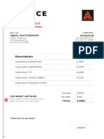 White IT Company Professional Service Invoice