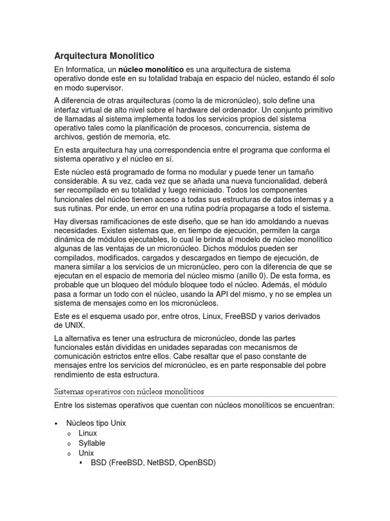3-Arquitectura Monolitico PDF | PDF