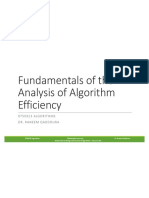 Fundamental Analysis of Algorithm 