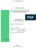 Modules Ofppt 16 Gestion de La Production Et Des Approvisionnements Tsge PDF
