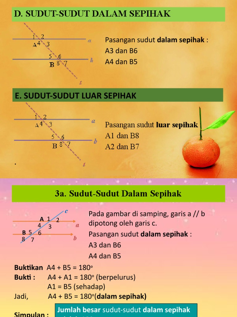 5.C.2. Hubungan Sudut Pada Dua Garis Sejajar | PDF