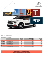 Noul Citroen C3 Lista de Preturi 06 2018 PDF