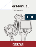 User Manual Camara Termografica Fotric PDF