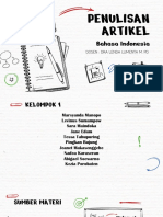 KAIDAH PENULISAN ARTIKEL BAHASA INDONESIA