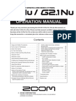 Zoom g2 1nu Manual Do Utilizador PDF