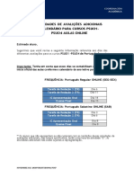 Calendário Avaliações PSUO1-PSUO4 - IDIOMASPUCP NOV 2022