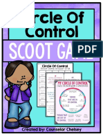 2 - Circle of Control Activity For Anxiety, Self Control and Emotional Regulation PDF