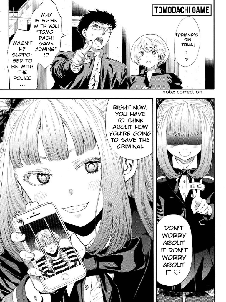 Tomodachi Gmae Chapter 26 manga LightN PDF