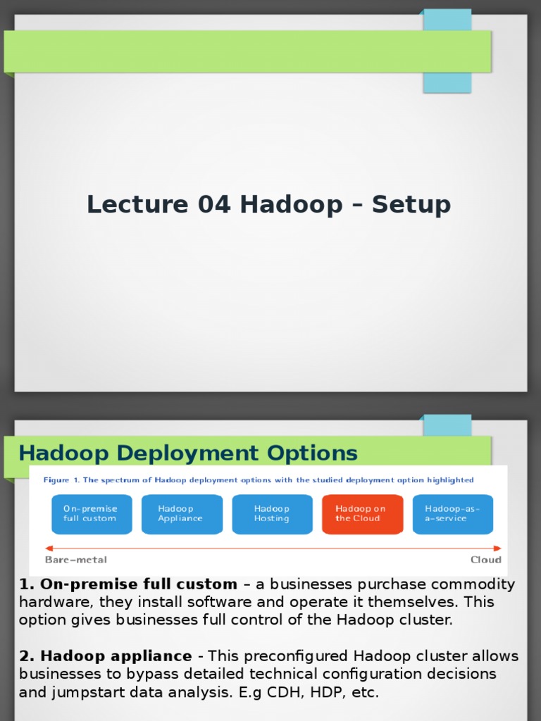 04 Hadoop Setup 05 CLI 06 Running MapRed PDF Apache Hadoop File