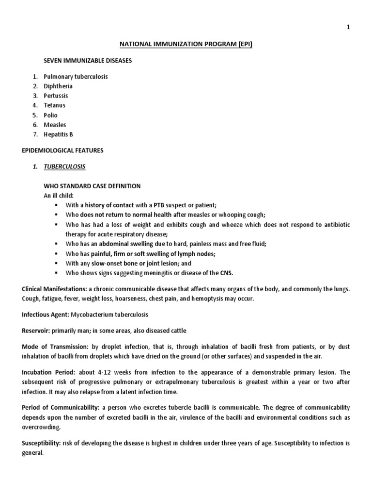 4 National Immunization Program | PDF | Infection | Hepatitis B