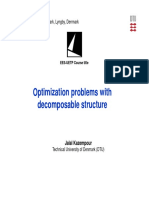 3.1 Optimization Problems With Decomposable Structure