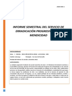 Informe Semestral Proyecto Mendicidad