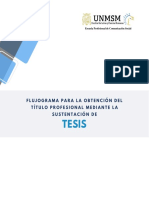Flujograma Titulación Tesis Epcs PDF