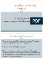 Physical Therapy Professionalism: Key Characteristics