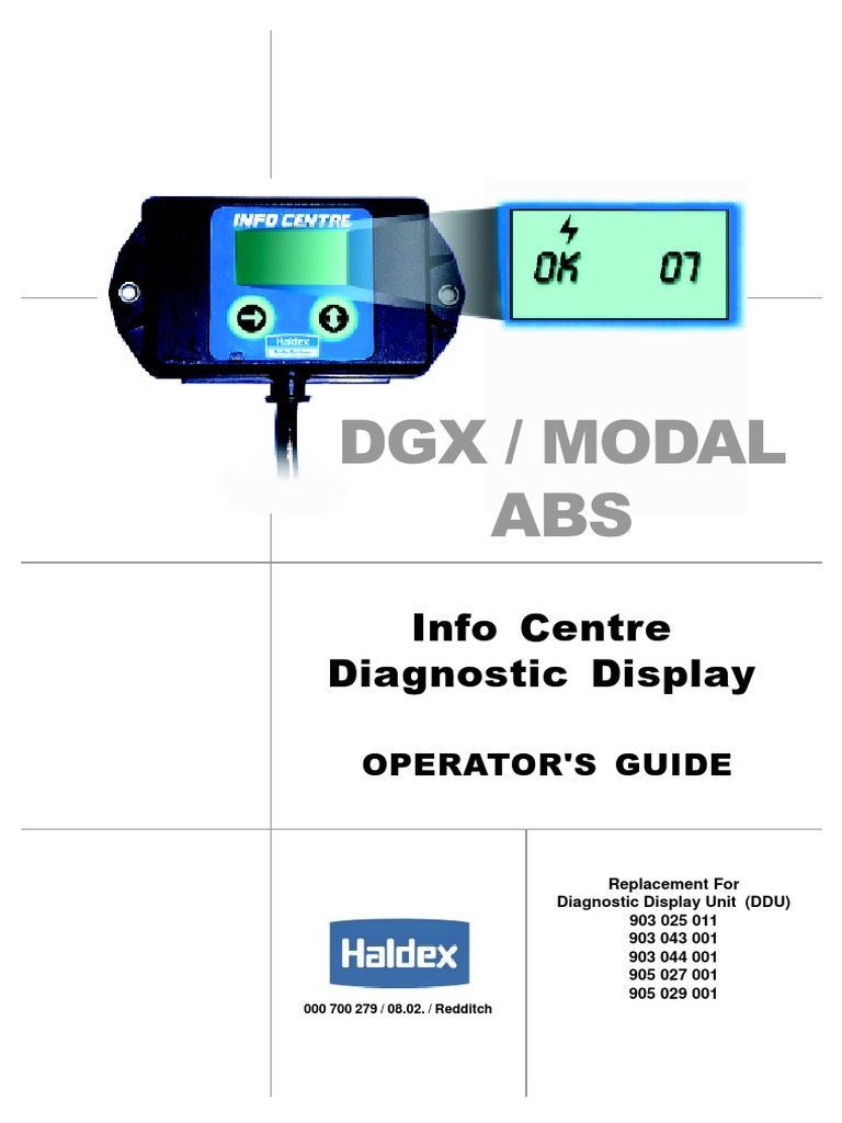 Haldex ABS Modal PDF PDF