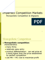 Monopolistic Competition & Oligopoly