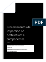 NDT componentes motores