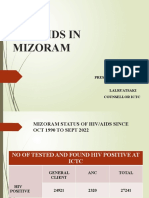 Hiv/ Aids in Mizoram: Presented By:-Lalruatsaki Counsellor Ictc