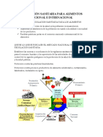 Regulación Sanitaria para Alimentos Nacional e Internacional