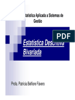 Aula 4 Estatística Descritiva Bivariada PDF