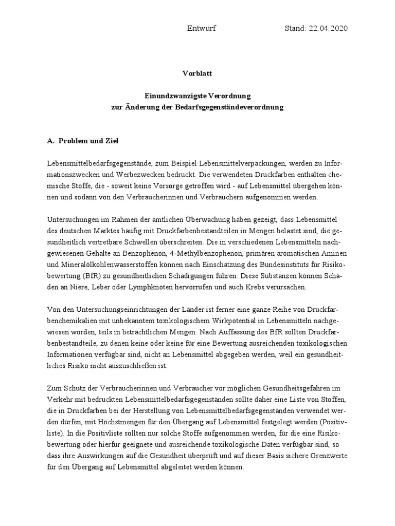 German Ink Ordinance Draft DE PDF PDF