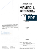 Memoria Inteligenta - Joshua Foer PDF