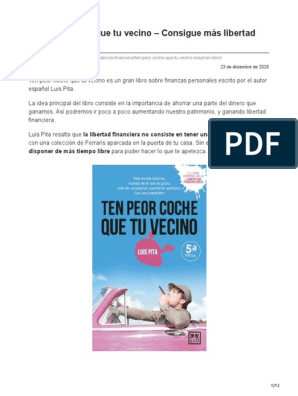 PDF) Ten peor coche que tu vecino by Luis Pita [Pita, Luis] (z-lib.org)